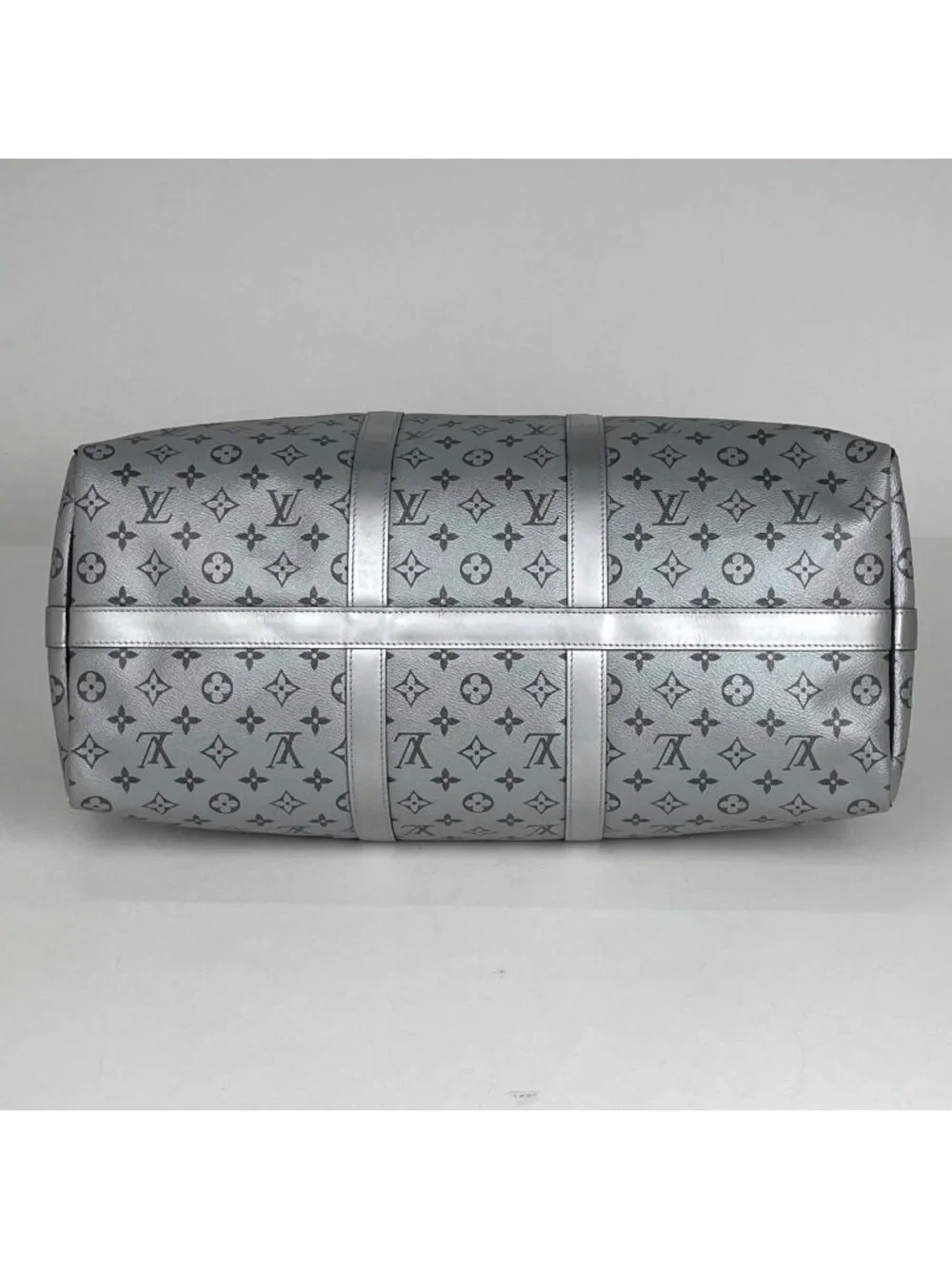 Louis Vuitton Keepall Bandouliere 50 2-Way Split Boston Bag Monogram Eclipse